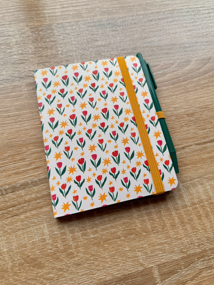 Tulip Stars - Mini Notebook With Pen