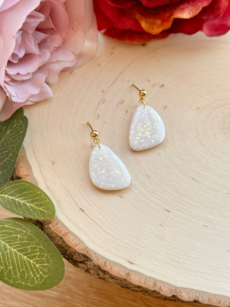 Opal Clay Ball Studs