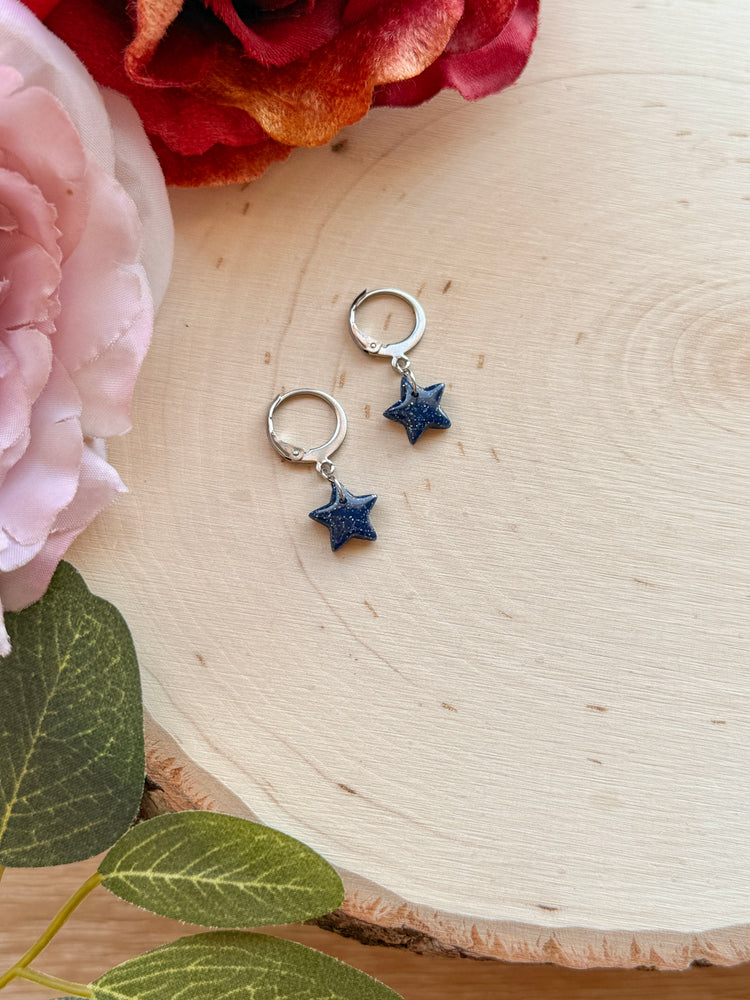 Small Blue Star Huggies