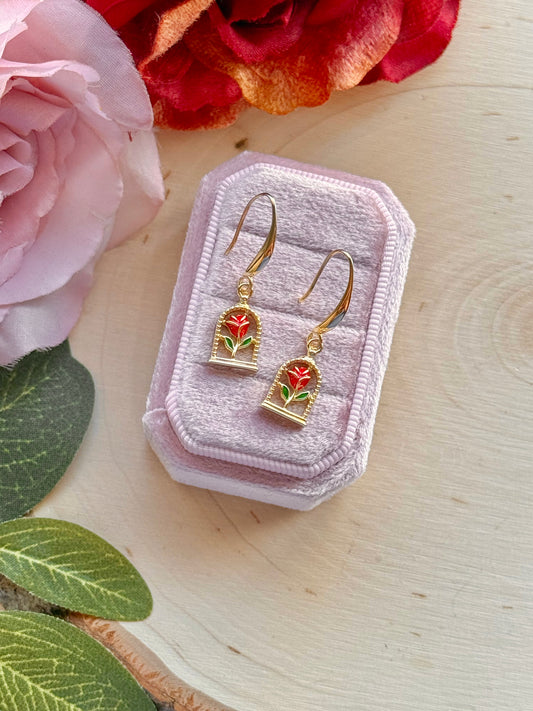 Enchanted Rose Earrings