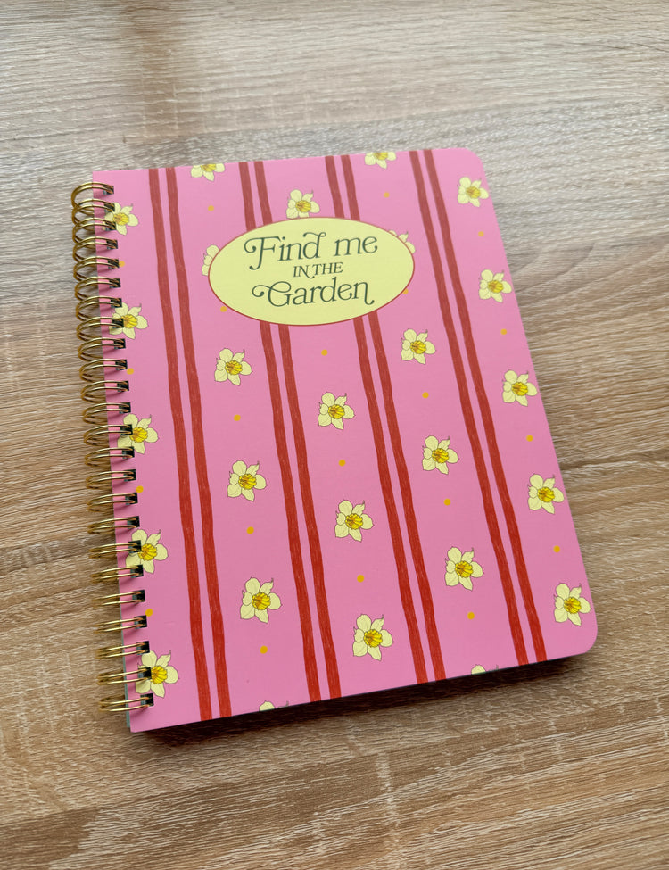 Find Me In The Garden - Small Notebook