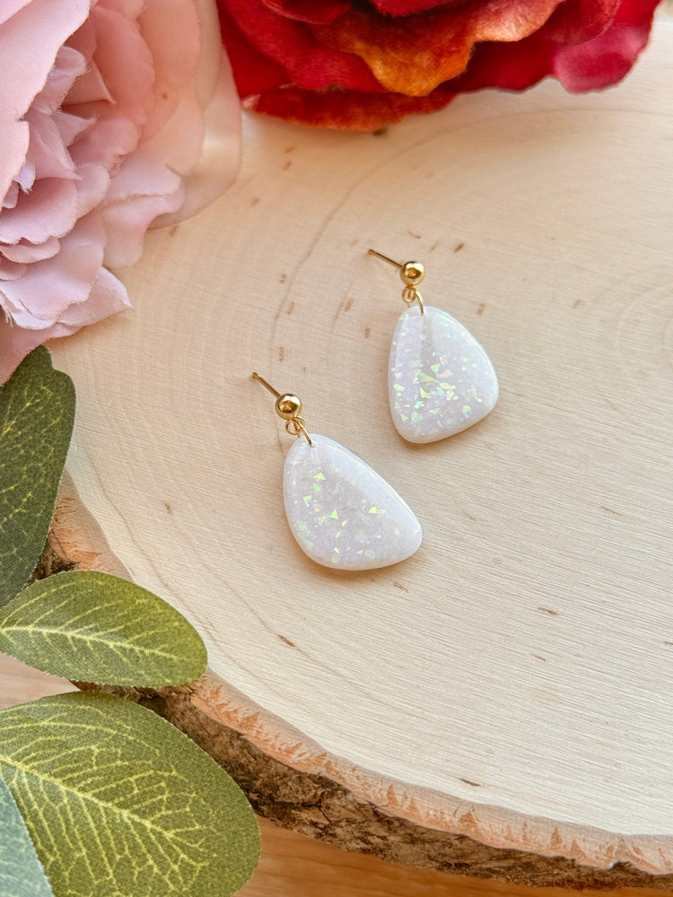 Opal Clay Ball Studs