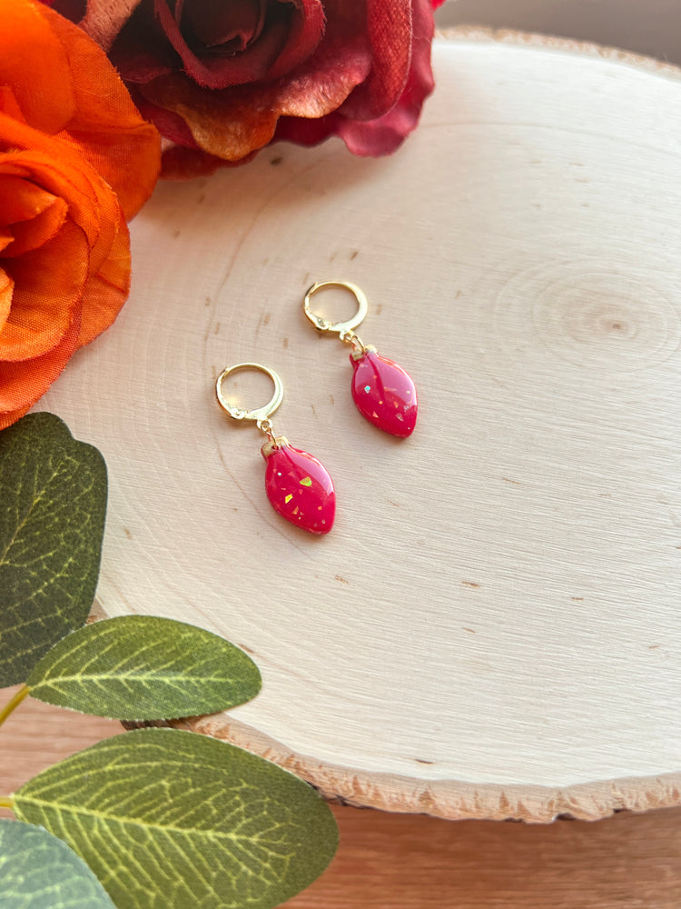 Opal Holiday Light Bulb Huggies