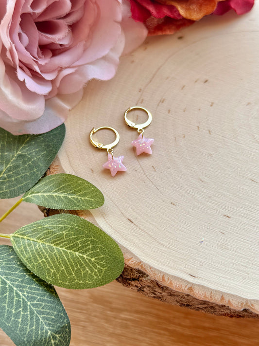 Tiny Pink Skies Star Huggies