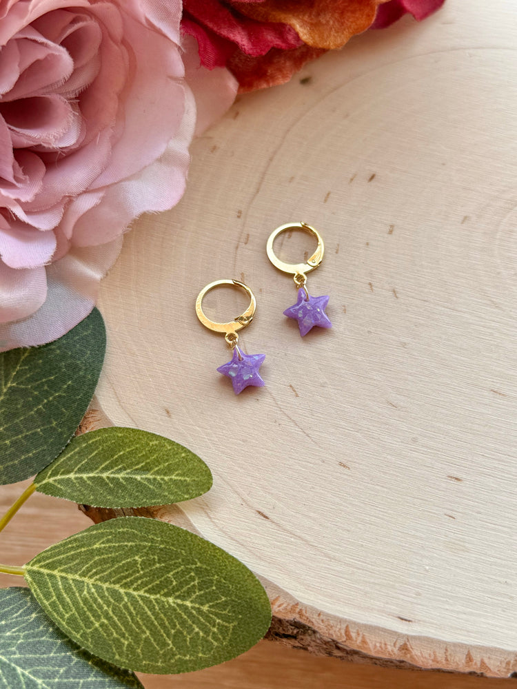 Tiny Purple Skies Star Huggies