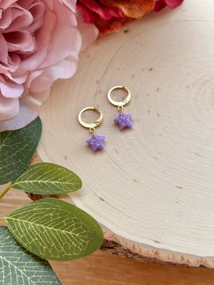 Tiny Purple Skies Star Huggies