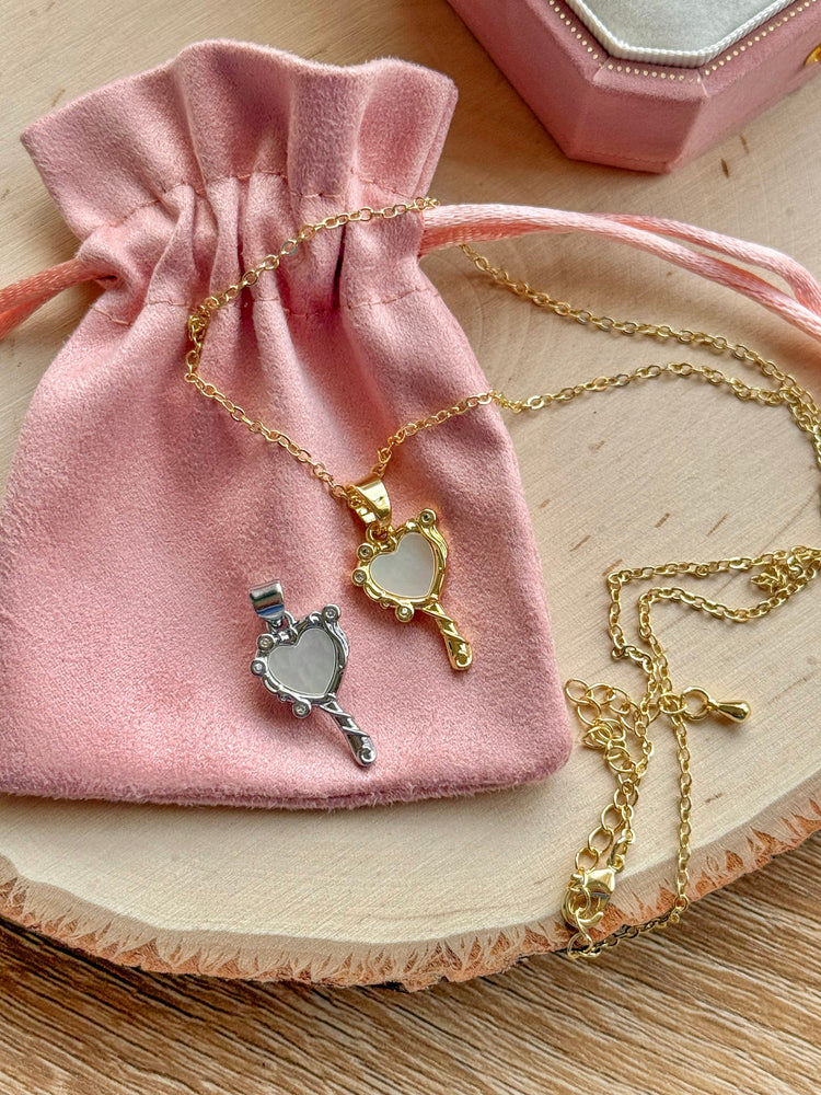 Heart Mirror Necklace
