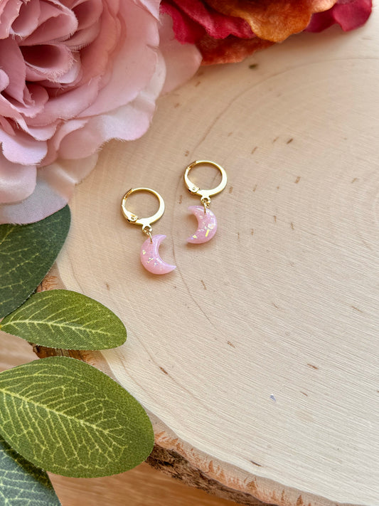 Tiny Pink Skies Moon Huggies