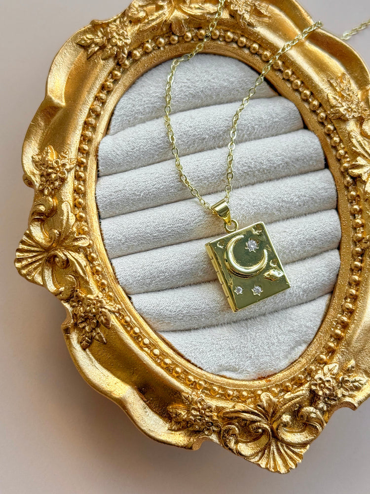 Book of Magic Necklace Locket