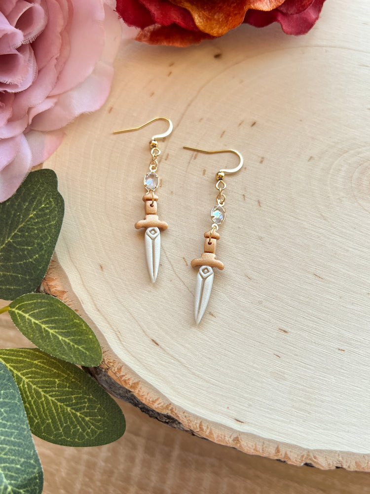 Elegant Dagger Dangles