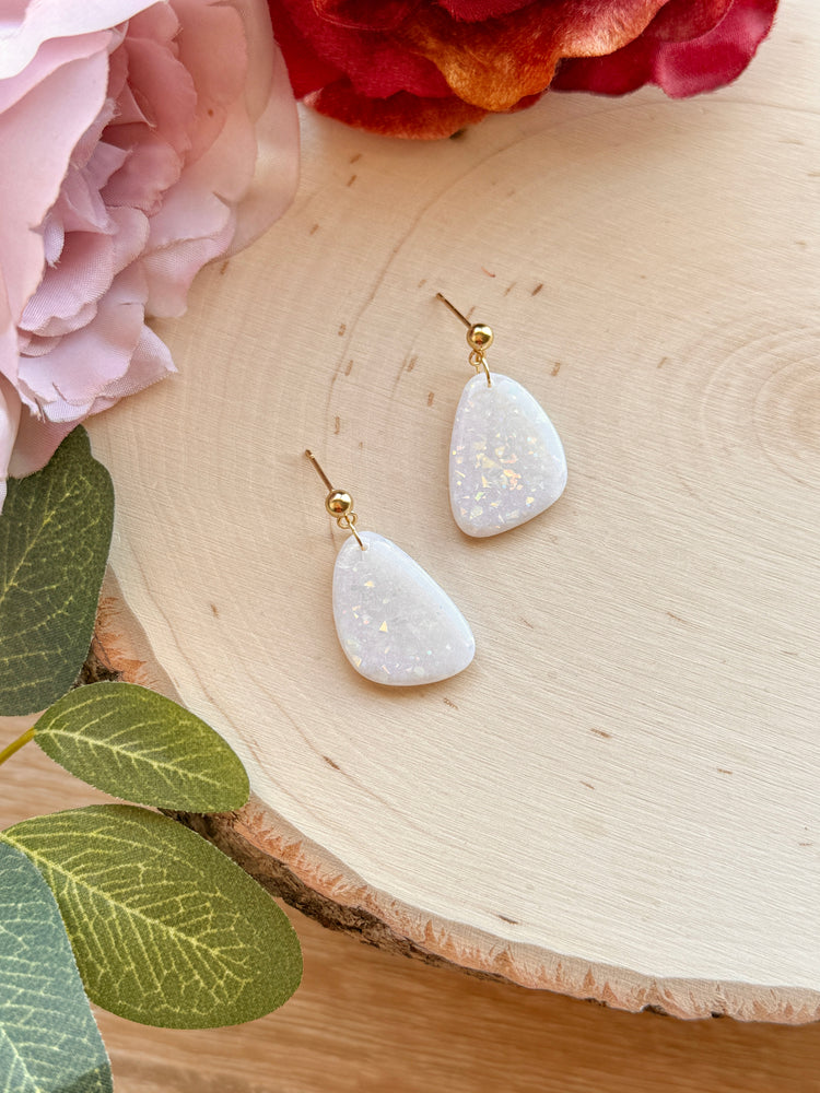 Opal Clay Ball Studs