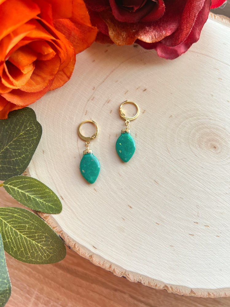 Opal Holiday Light Bulb Huggies