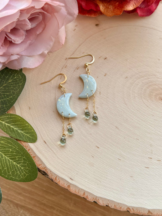 Harvest Moon Drop Earrings