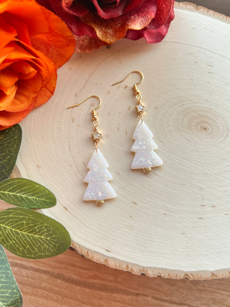 Opal Christmas Tree with Star Charm
