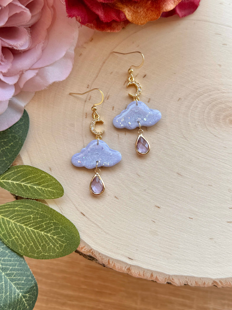 Lavender Moonlit Showers Earrings