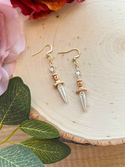 Elegant Dagger Dangles