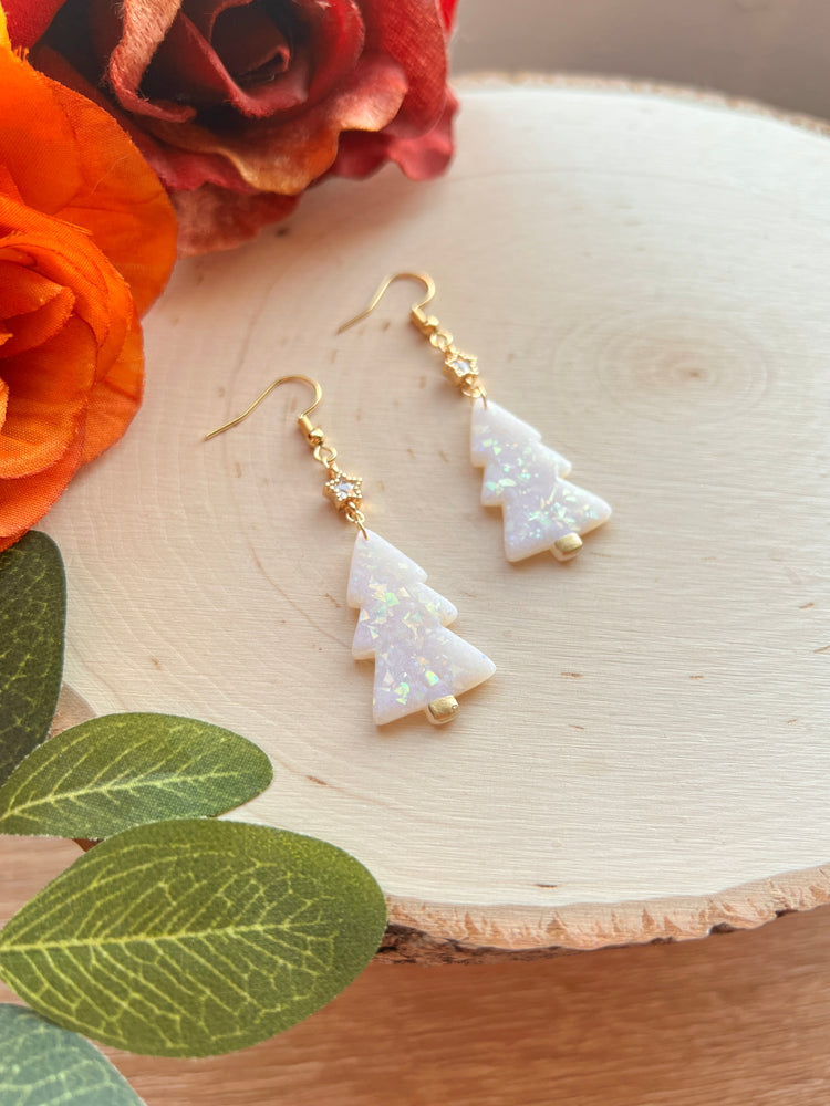 Opal Christmas Tree with Star Charm