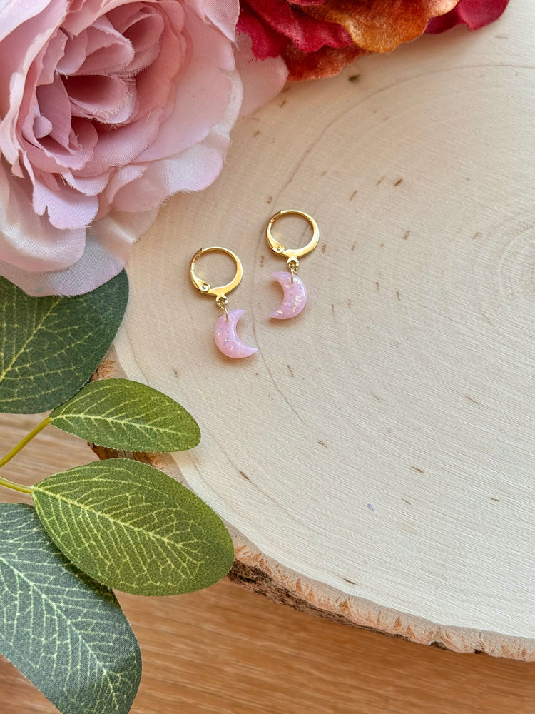 Tiny Pink Skies Moon Huggies