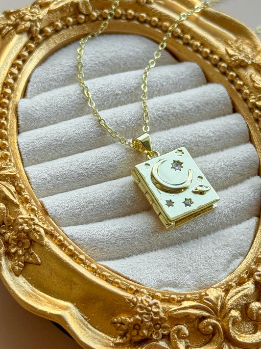 Book of Magic Necklace Locket