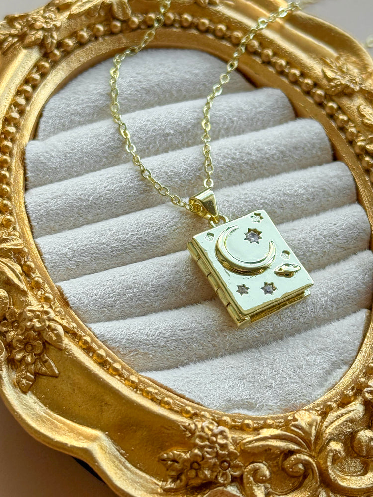 Book of Magic Necklace Locket